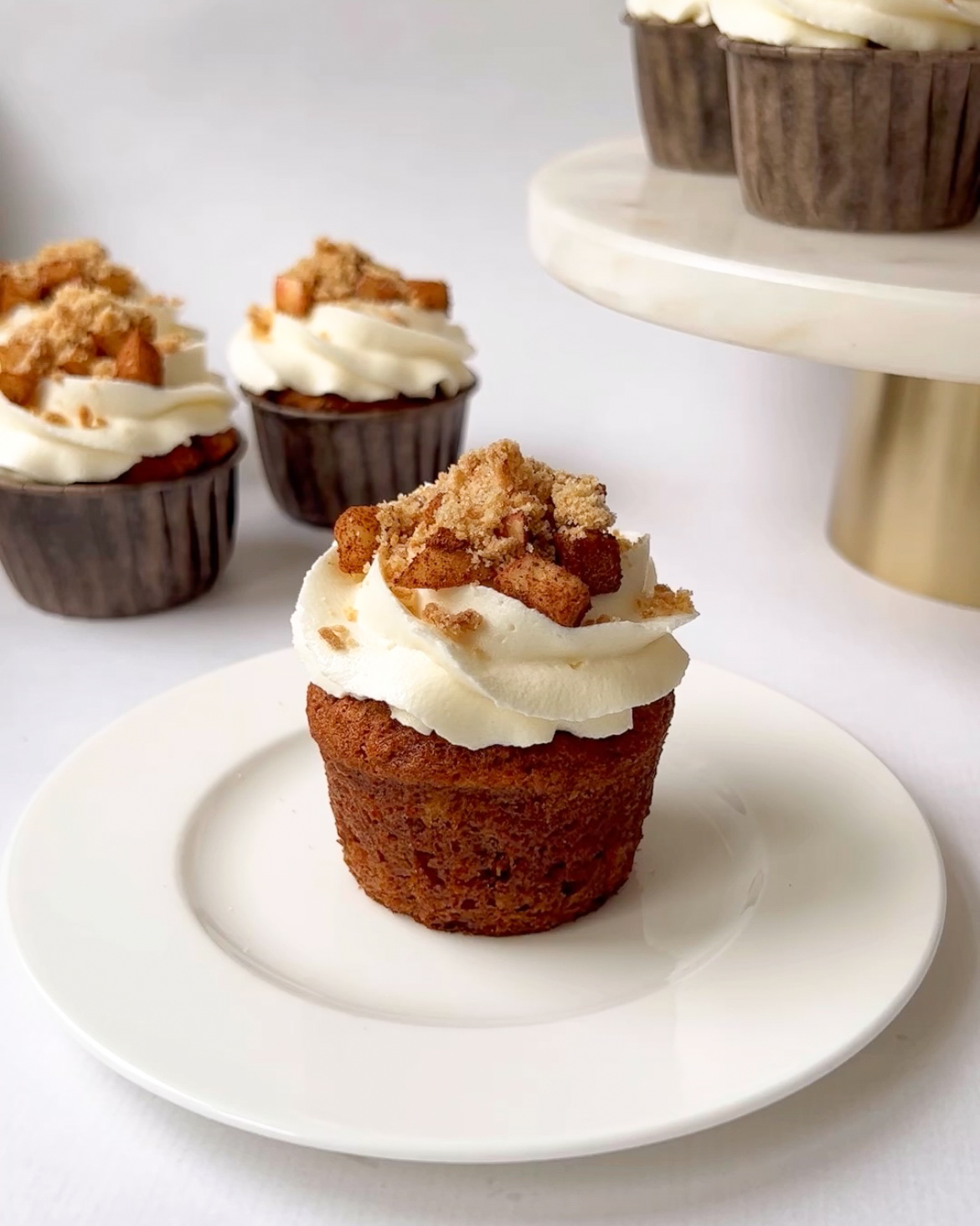 Apple Crumble Cupcakes
