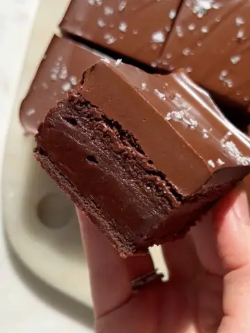 chocolate ganache gooey brownies