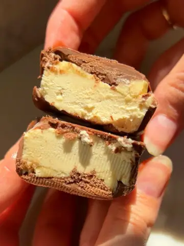 peanut butter ice cream bars