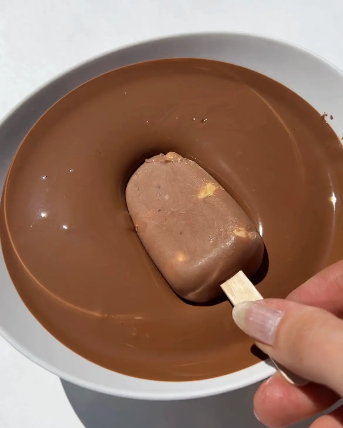 dip the Chocolate Hazelnut Yoghurt Pops